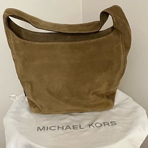 MICHAEL KORS suede shoulder bag. Brand new- with tag and dust bag